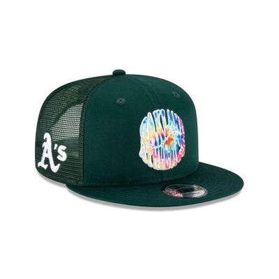 Oakland Athletics Gorra | New Era MLB Groovy 9fifty Snapback Cap Mexico - Verdes